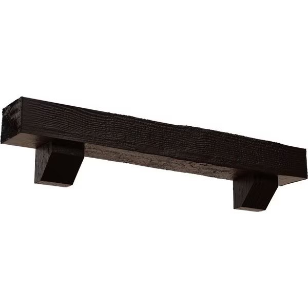 Kit w/ Ashford Corbels, Premium Mahogany, 6